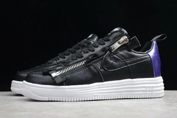2019 ACRONYM X Nike Lunar Force 1 SP Black Purple 698699 003 - Image 2