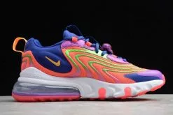 2020 Nike Air Max 270 React ENG Raspberry Ripple Laser Crimson Laser Orange CD0113 600