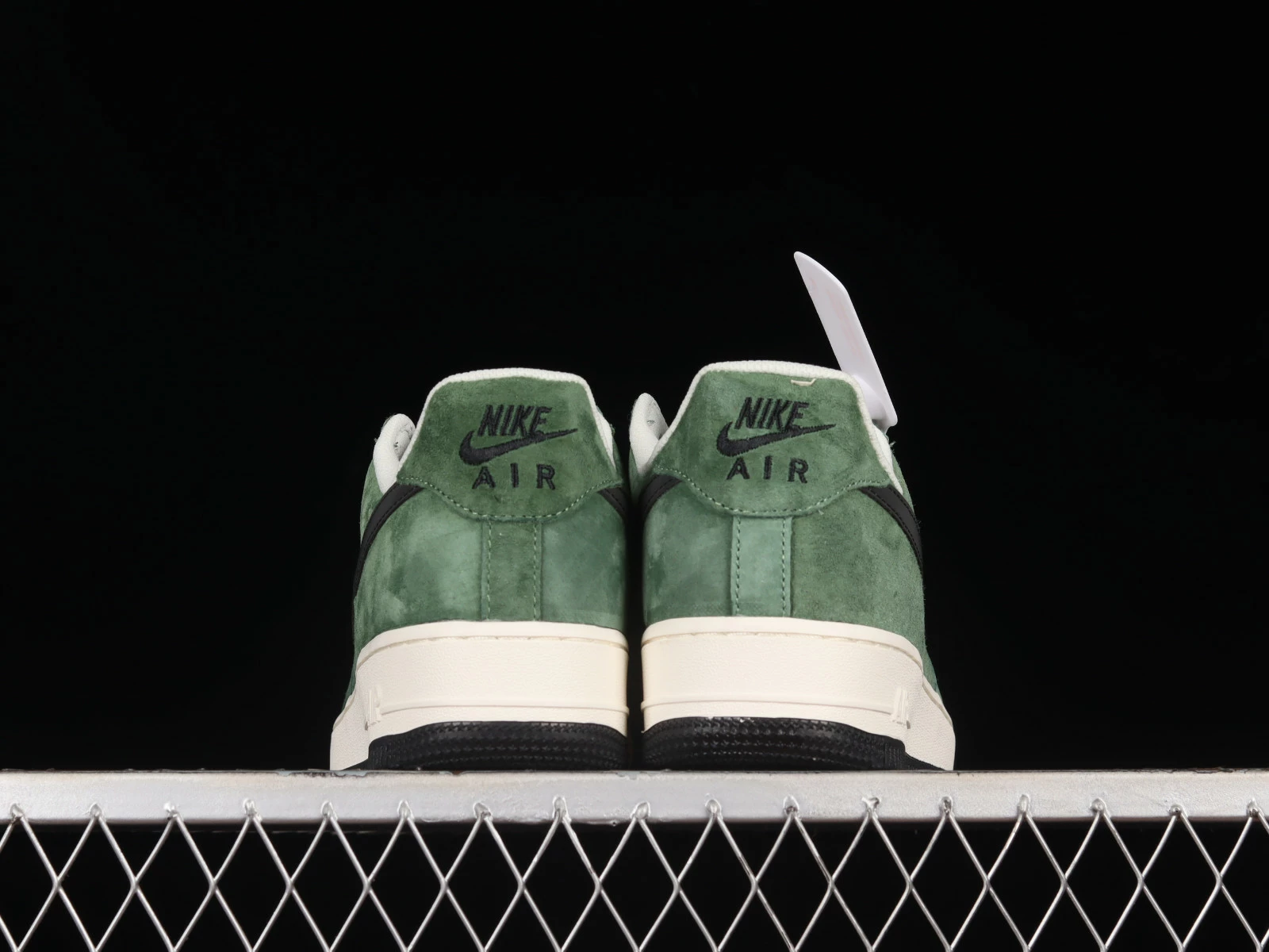 Akira X Nike Air Force 1 07 Low Suede Dark Green Black DB2575-002 - Image 3