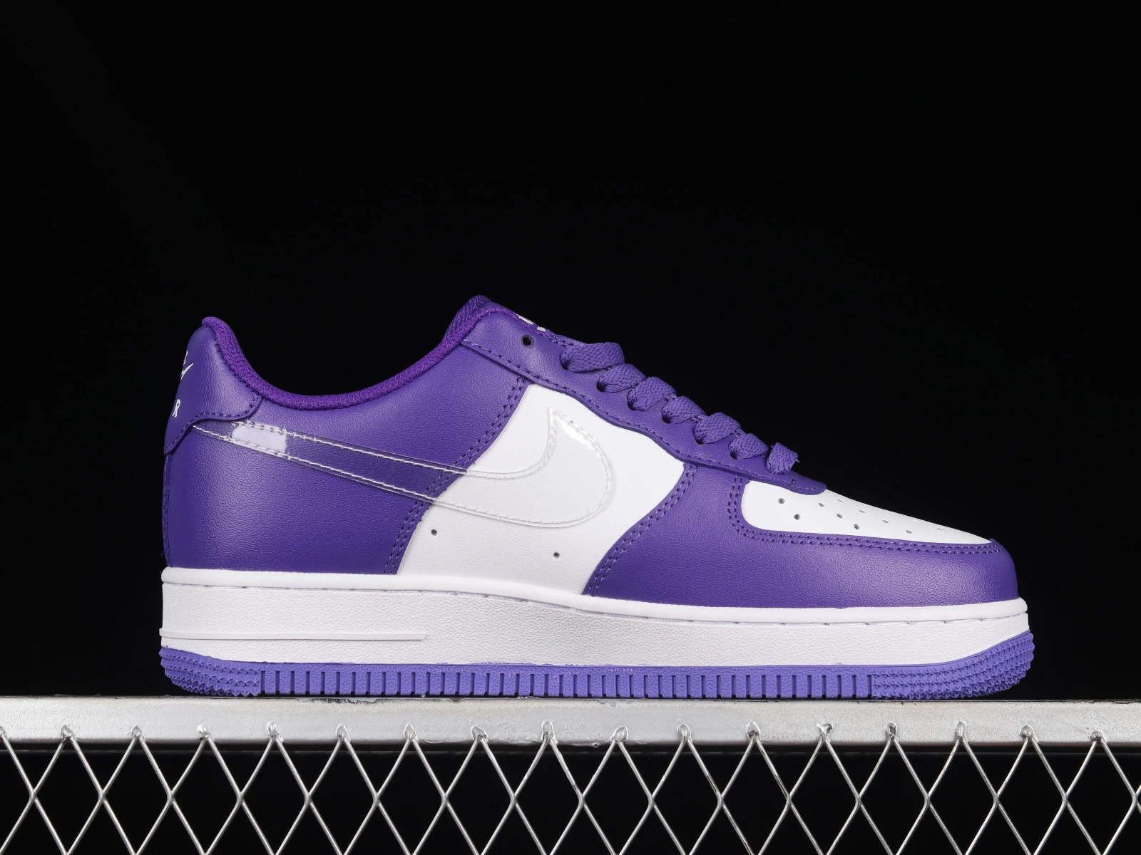 LV X Nike Air Force 1 07 Low Dark Purple White Blue DH7561-288