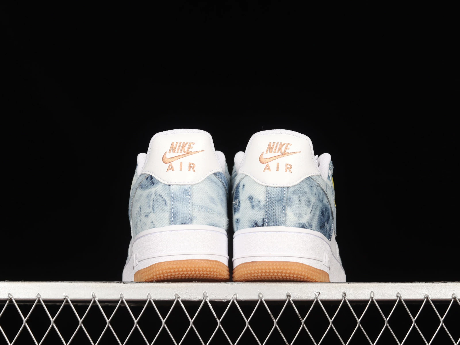 Nike Air Force 1 07 Low Denim Blue White Brown CY3228-101 - Image 3