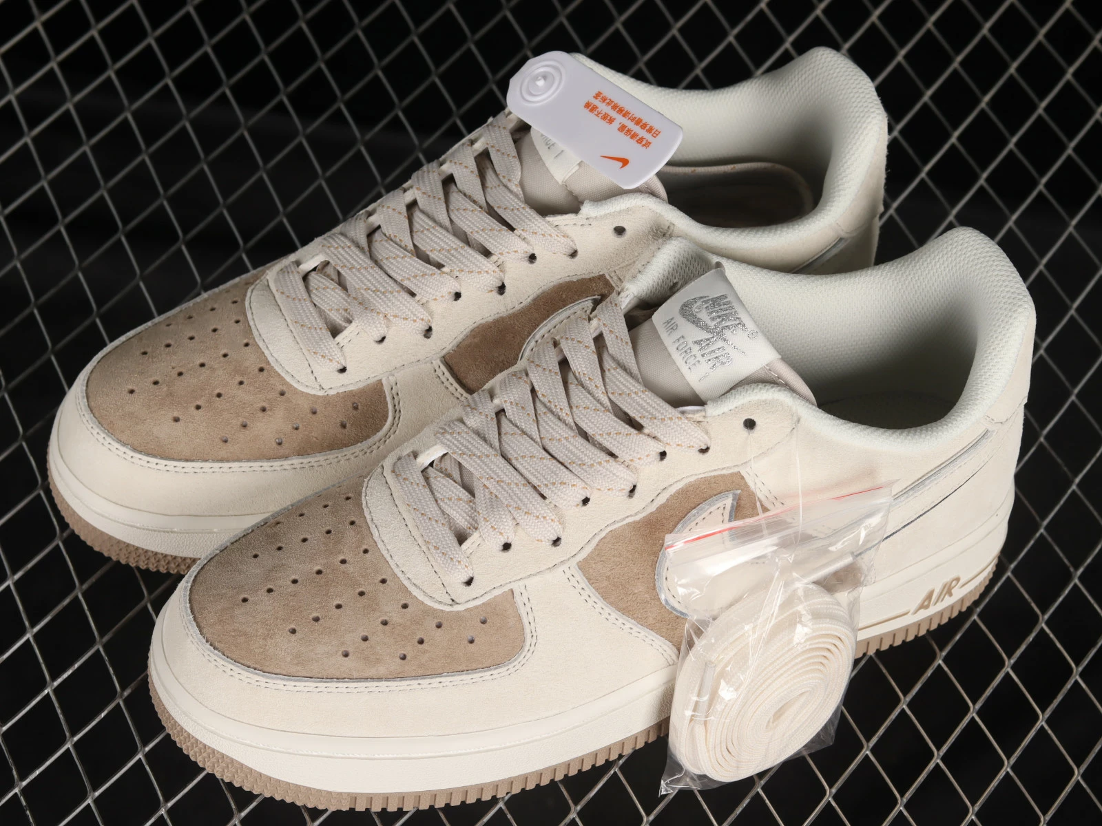 Nike Air Force 1 07 Low Khaki Cream White DQ3966-183 - Image 5