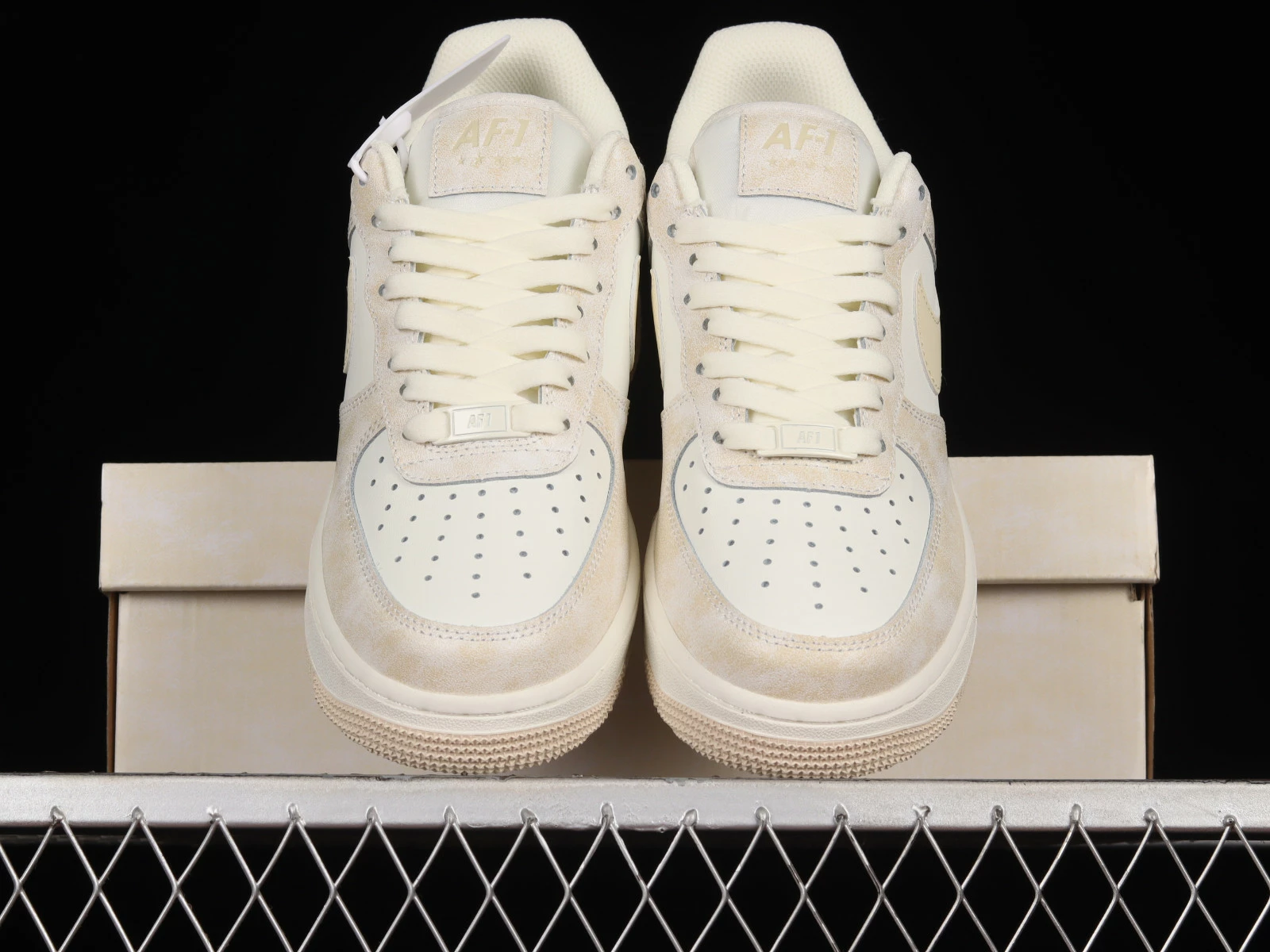 Nike Air Force 1 07 Low Rock Apricot White KP6936-669 - Image 2