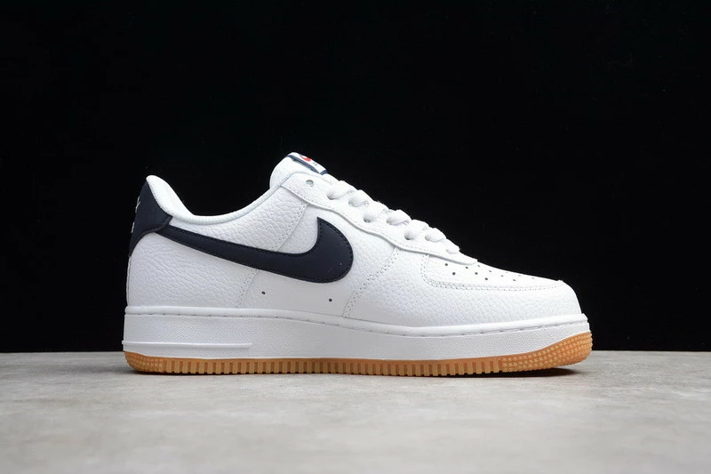 Nike Air Force 1 07 Low White Black Brown Shoes CI00547-100 - Image 2