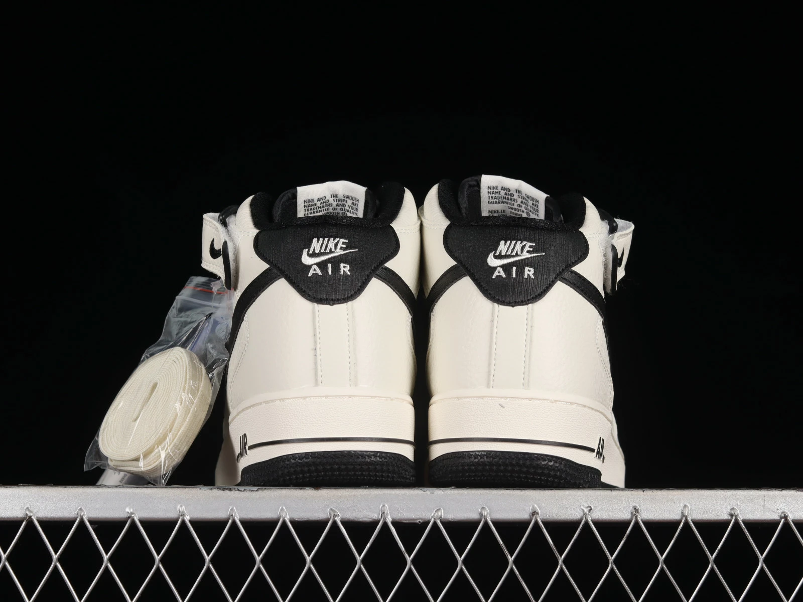 Nike Air Force 1 07 Mid Beige Grey Black PA0920-308 - Image 3