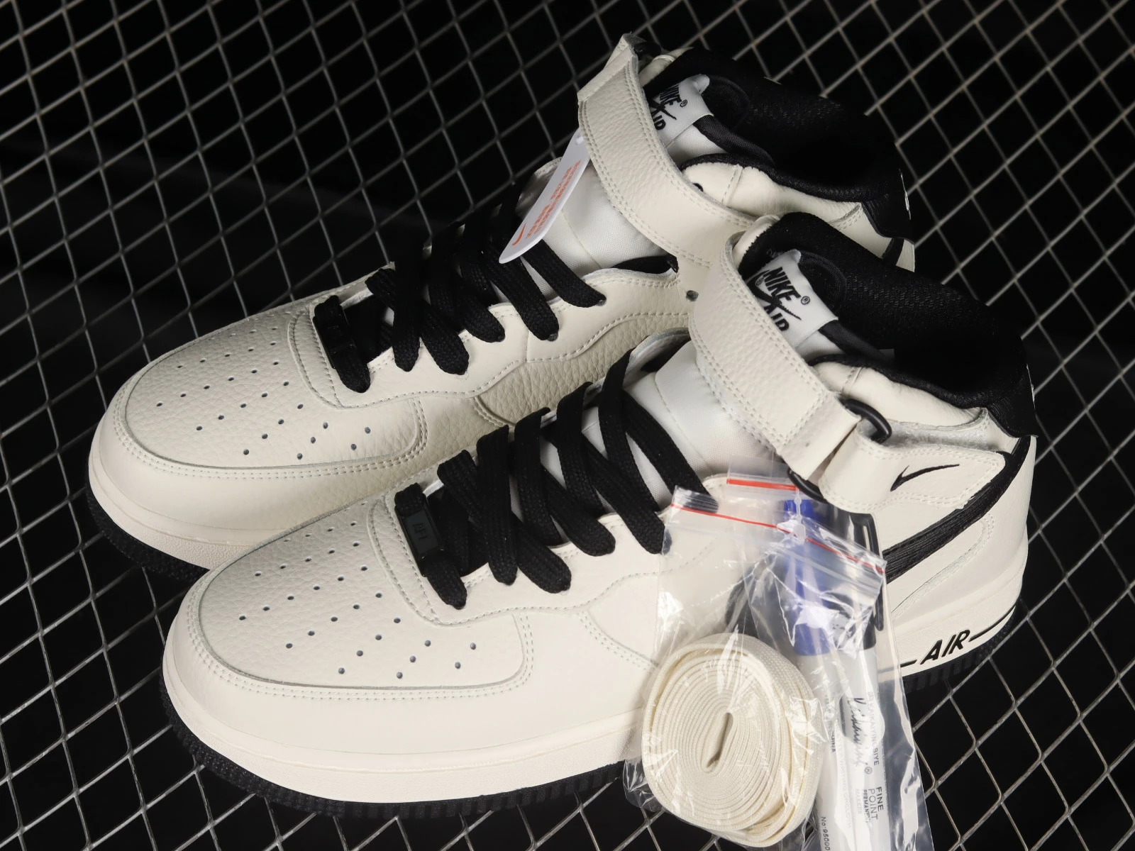 Nike Air Force 1 07 Mid Beige Grey Black PA0920-308 - Image 5