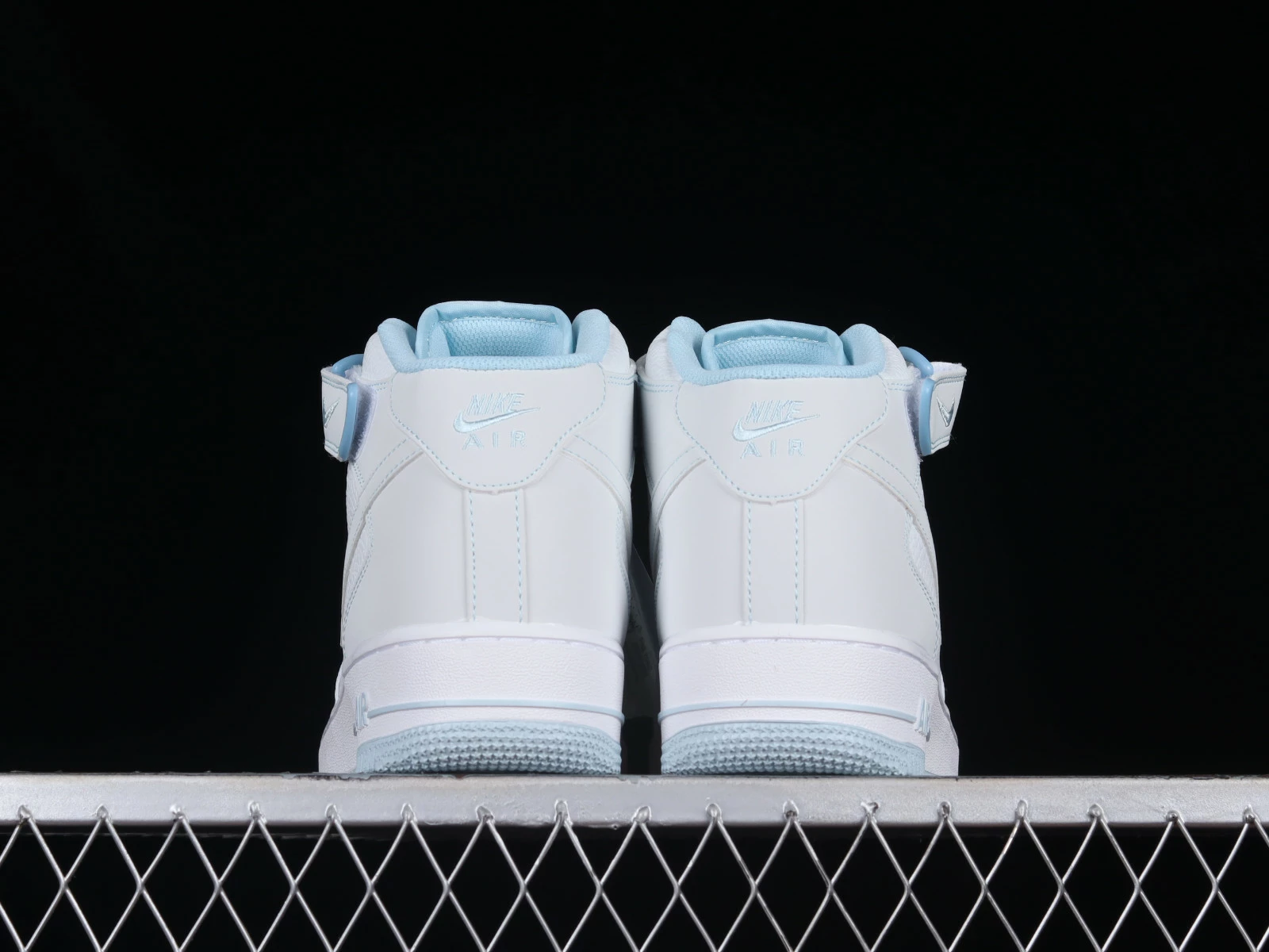 Nike Air Force 1 07 Mid Light Blue White MK0619-255 - Image 3