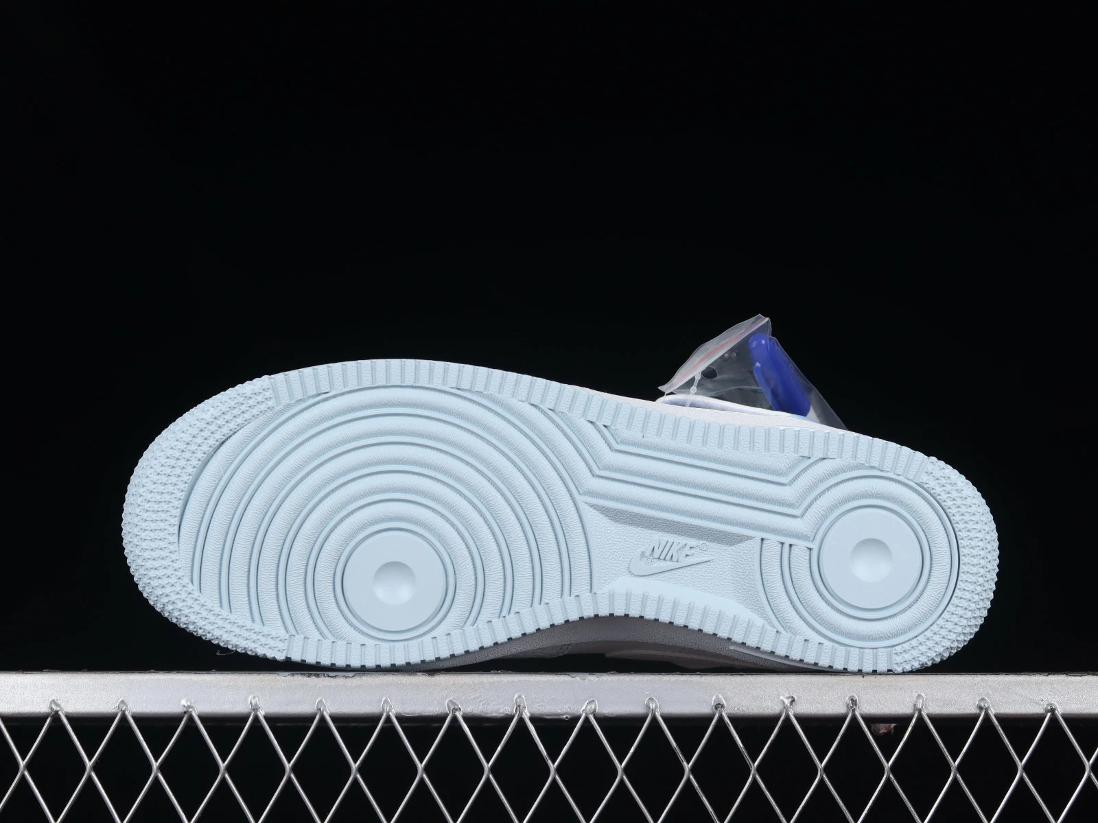 Nike Air Force 1 07 Mid Light Blue White MK0619-255 - Image 4