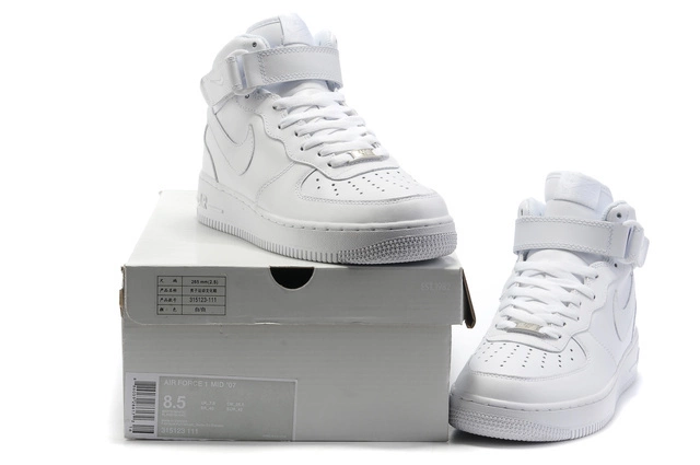 Nike Air Force 1 High White Unisex Casual Shoes 315121-115 - Image 2