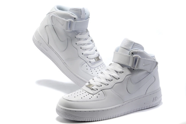 Nike Air Force 1 High White Unisex Casual Shoes 315121-115 - Image 3