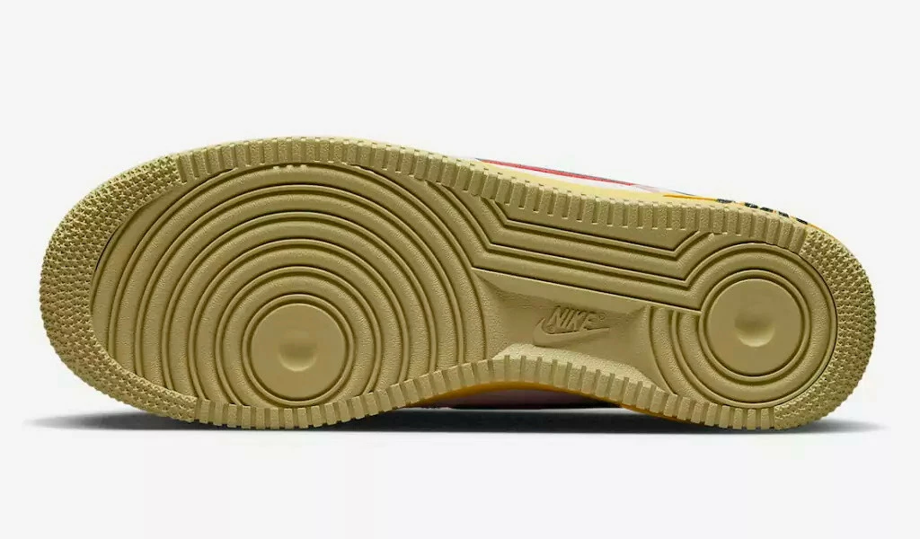 Nike Air Force 1 Low 07 Feel Free Lets Talk Pink Tan Orange Blue DX2667-600 - Image 5