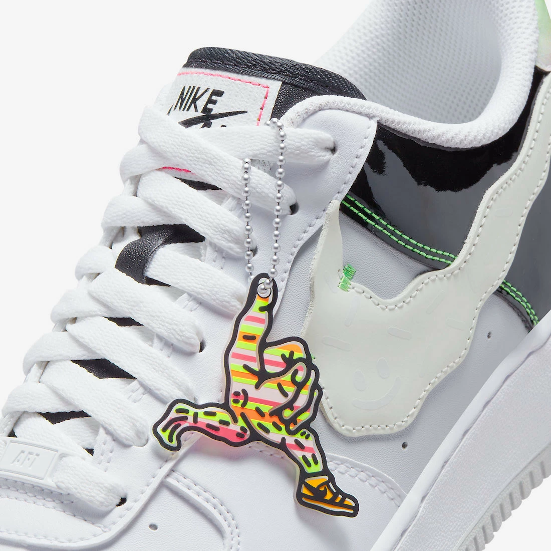Nike Air Force 1 Low 07 LV8 Pop Art White Black Photon Racer Pink DV1229-111 - Image 6
