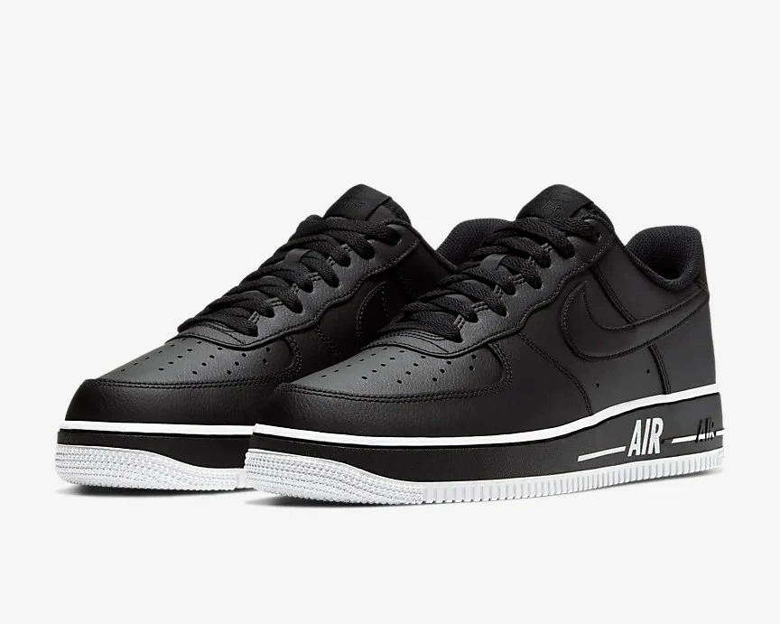 Nike Air Force 1 Low Bold Air Black White Running Shoes CJ1393-001