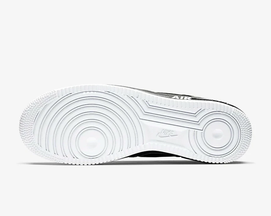 Nike Air Force 1 Low Bold Air Black White Running Shoes CJ1393-001 - Image 5