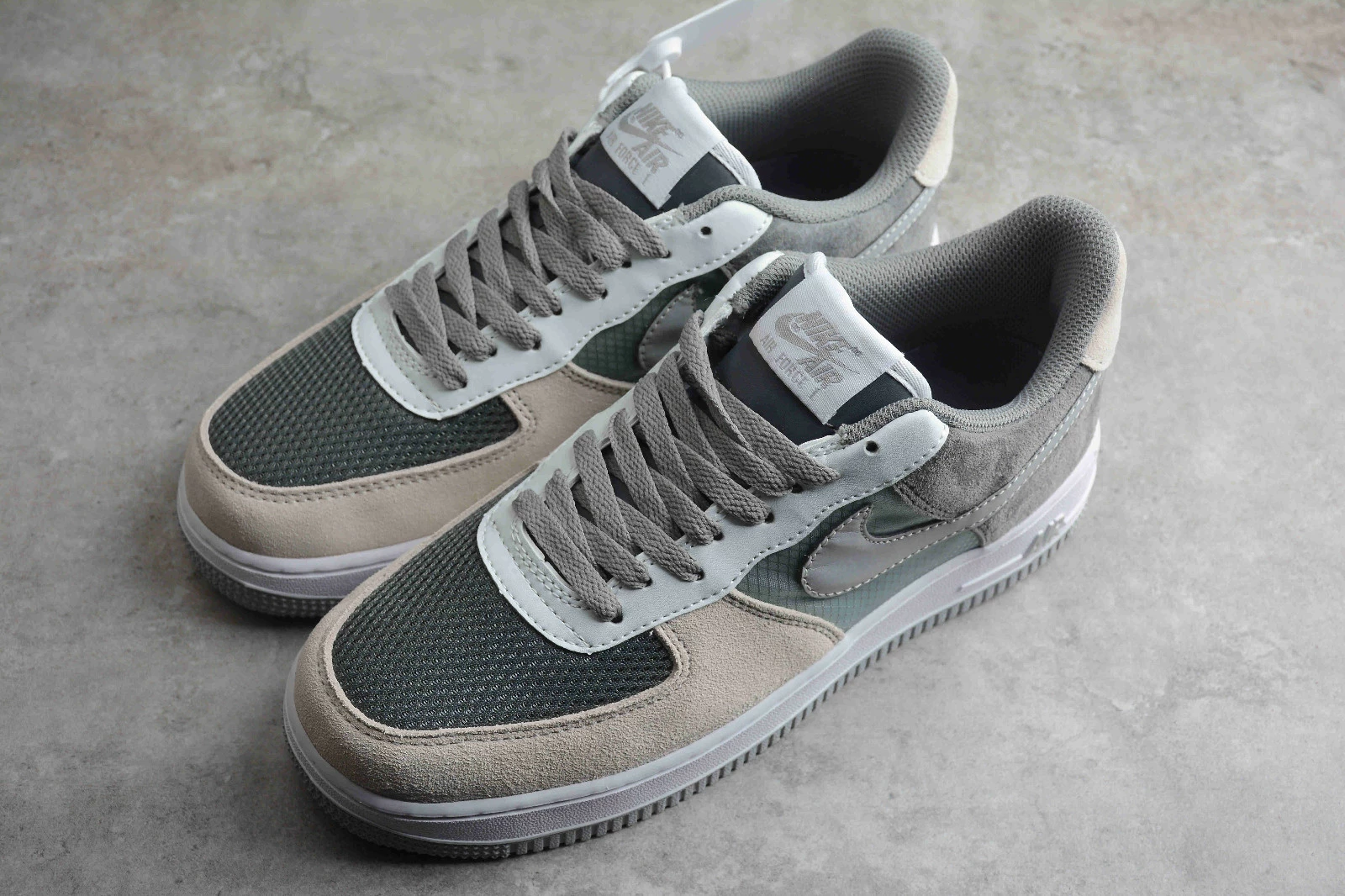 Nike Air Force 1 Low Dark Grey White Light Grey CW2288-703 - Image 6