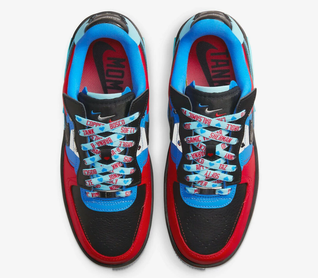 Nike Air Force 1 Low Fontanka Doernbecher Cidni Black Blue Red DR6259-600 - Image 3