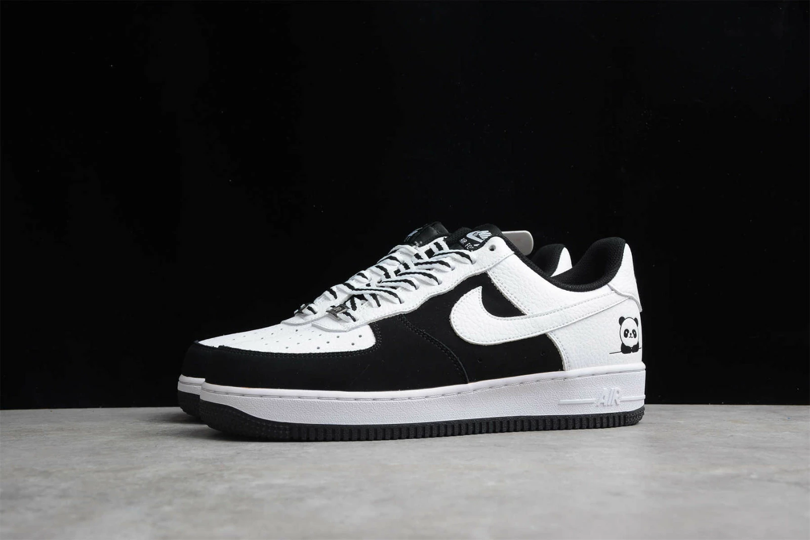 Nike Air Force 1 Low Panda Black White Shoes 554826-116