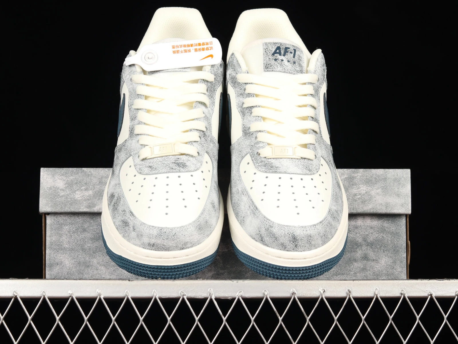 Nike Air Force 1 Low Sail White Grey Lake Blue BX5815-535 - Image 2