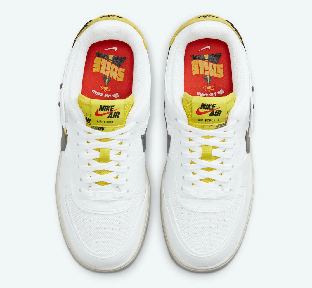 Nike Air Force 1 Low Shadow Go The Extra Smile Yellow Strike DO5872-100 - Image 3