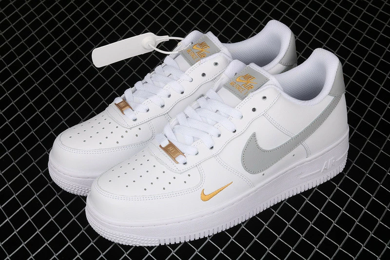 Nike Air Force 1 Low White Grey Metallic Gold CZ0270-106 - Image 6