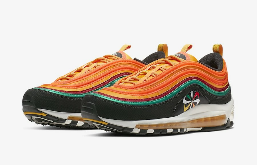 Nike Air Max 97 Sunburst Black University Gold Lucid Green CK9399-001
