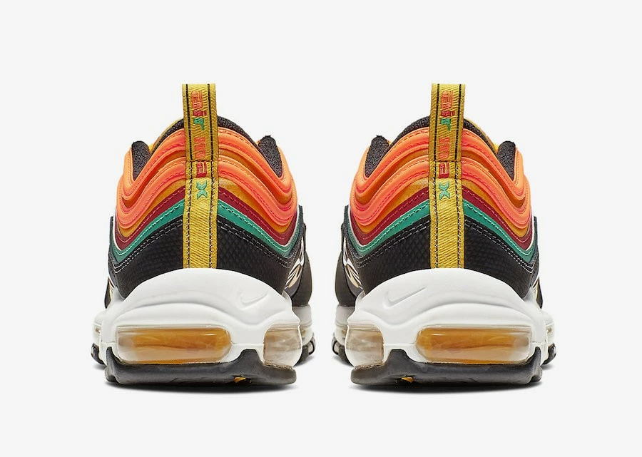 Nike Air Max 97 Sunburst Black University Gold Lucid Green CK9399-001 - Image 4
