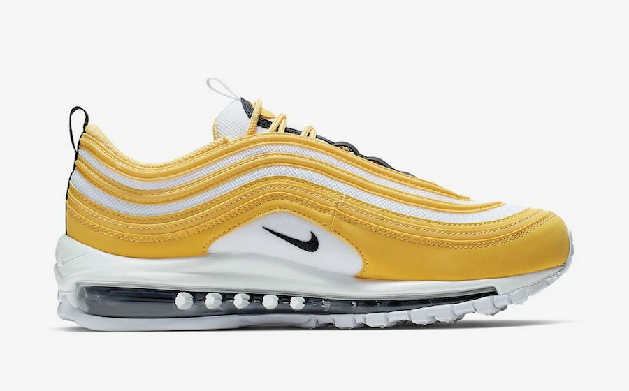 Nike Air Max 97 Womens White Yellow Black 921733-703 - Image 2