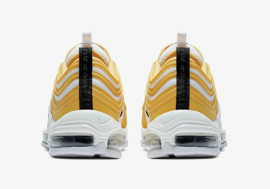 Nike Air Max 97 Womens White Yellow Black 921733-703 - Image 4