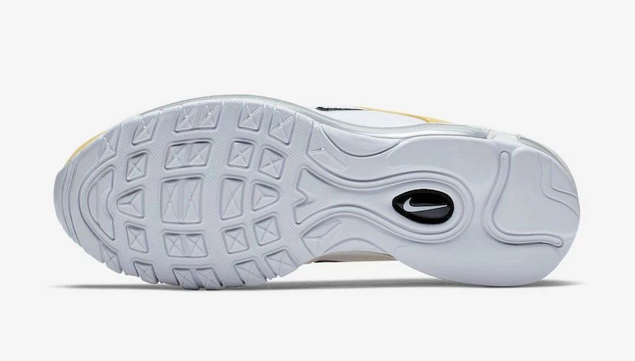 Nike Air Max 97 Womens White Yellow Black 921733-703 - Image 5