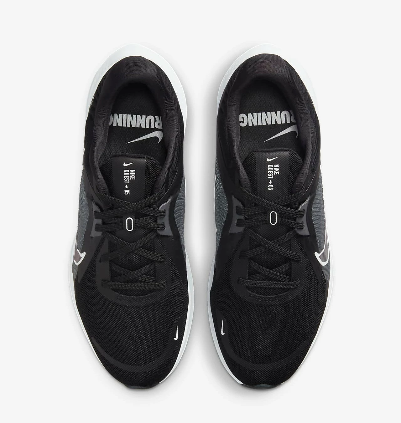 Nike Quest 5 Black Iron Grey Dark Smoke Grey White DD9291-001 - Image 3
