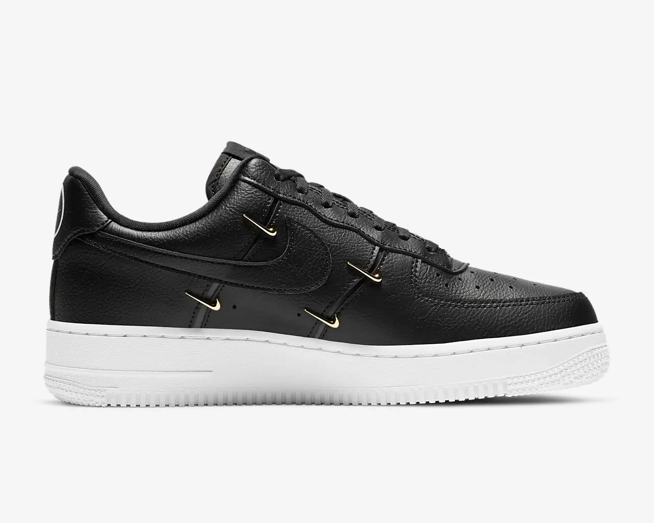 Nike Wmns Air Force 1 07 LX Sisterhood Black Metallic Gold Hyper Royal CT1990-001 - Image 2