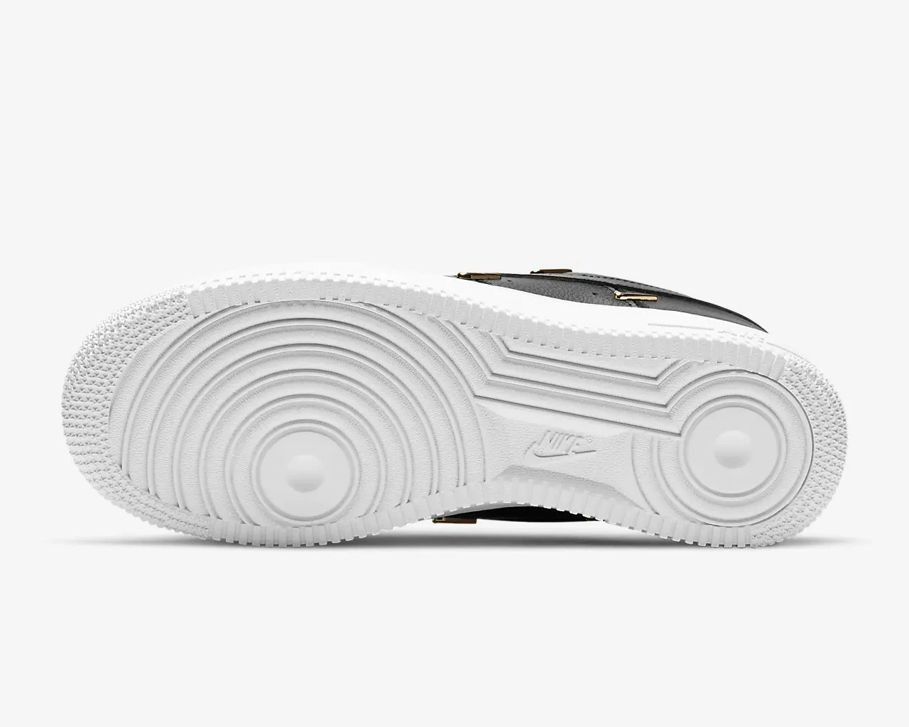 Nike Wmns Air Force 1 07 LX Sisterhood Black Metallic Gold Hyper Royal CT1990-001 - Image 5