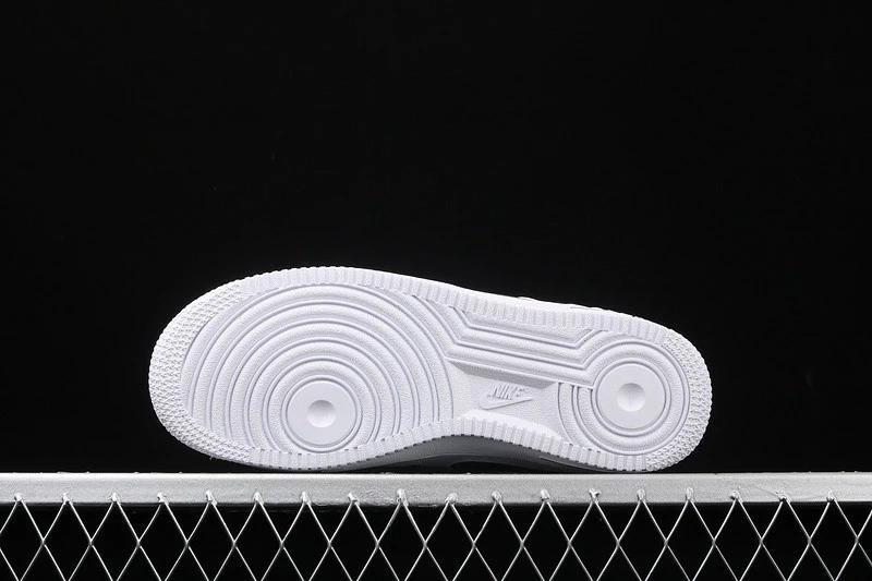 Nike Wmns Air Force 1'07 Mid White Black Footwear Running Shoes AO2424-101 - Image 4