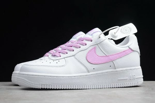 WMNS Nike Air Force 1 Essential White Psychic Pink BV1980 100 - Image 2